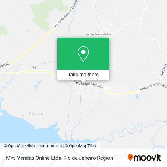 Mvs Vendas Online Ltda map