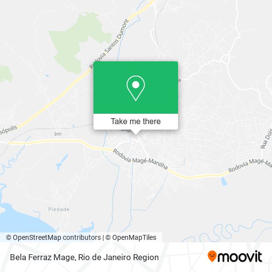 Mapa Bela Ferraz Mage