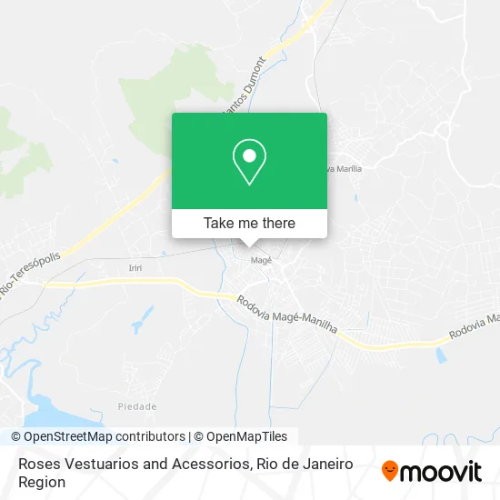 Roses Vestuarios and Acessorios map
