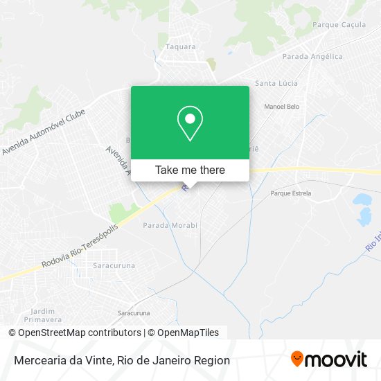 Mapa Mercearia da Vinte