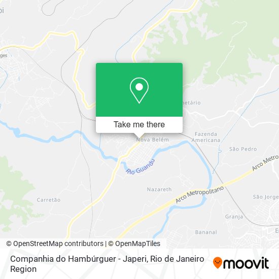 Companhia do Hambúrguer - Japeri map