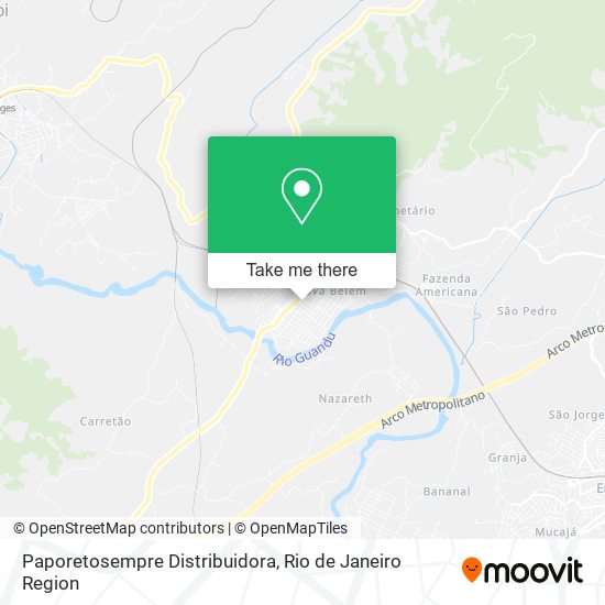 Paporetosempre Distribuidora map