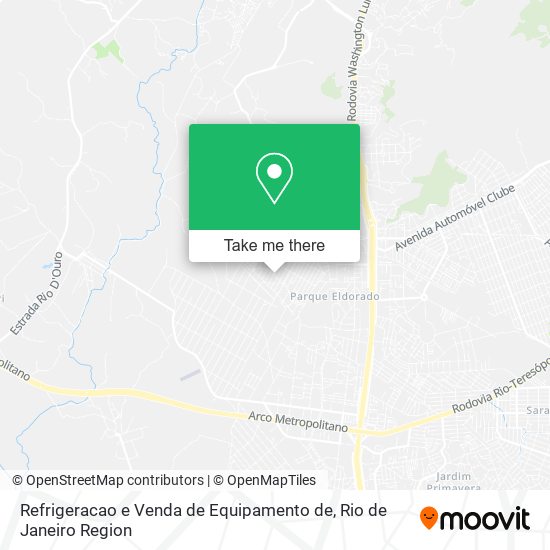 Mapa Refrigeracao e Venda de Equipamento de