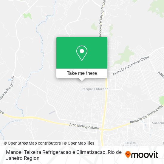 Manoel Teixeira Refrigeracao e Climatizacao map