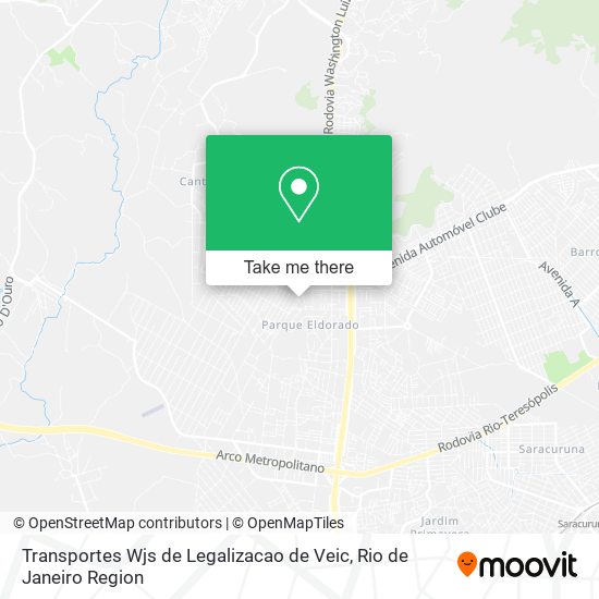 Transportes Wjs de Legalizacao de Veic map