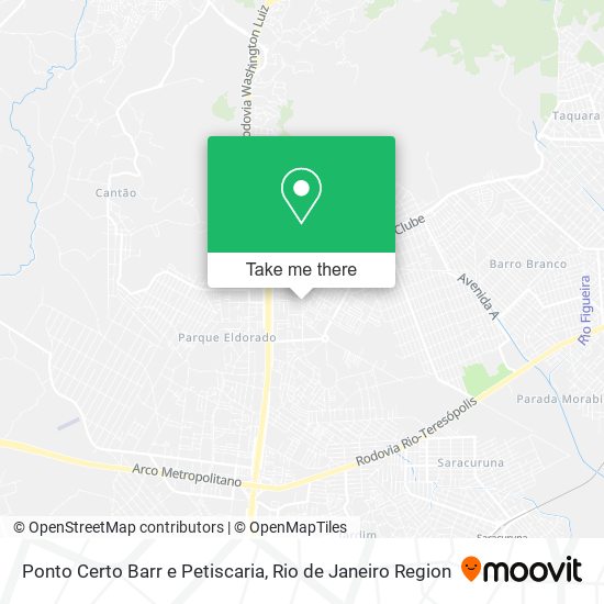 Ponto Certo Barr e Petiscaria map