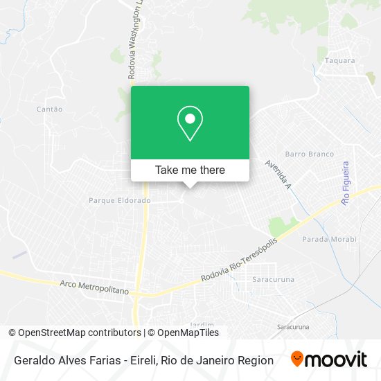 Mapa Geraldo Alves Farias - Eireli