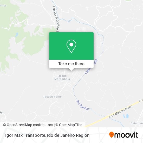 Igor Max Transporte map