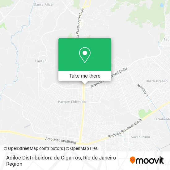 Adiloc Distribuidora de Cigarros map