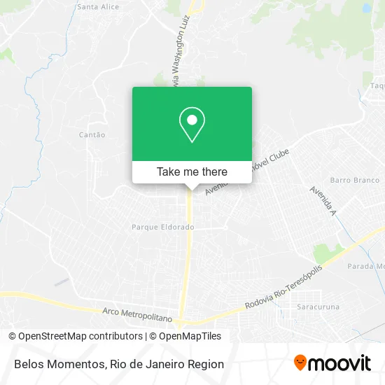 Belos Momentos map