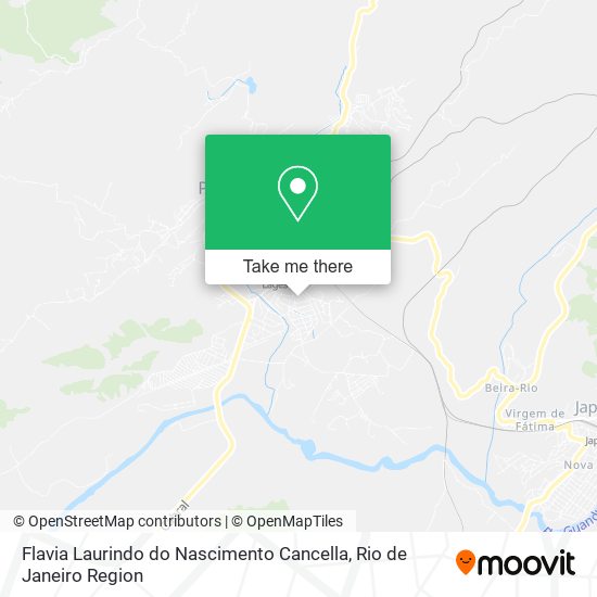 Flavia Laurindo do Nascimento Cancella map