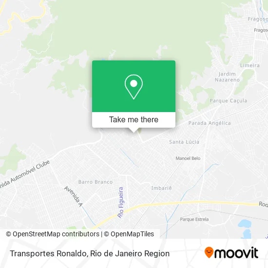 Transportes Ronaldo map