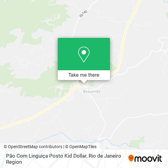 Pão Com Linguiça Posto Kid Dollar map