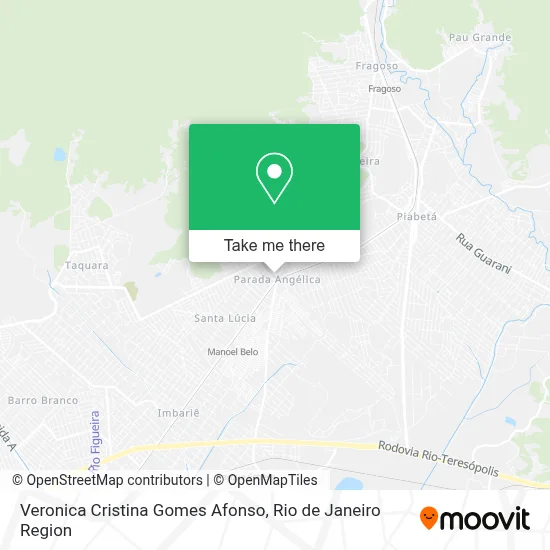 Veronica Cristina Gomes Afonso map