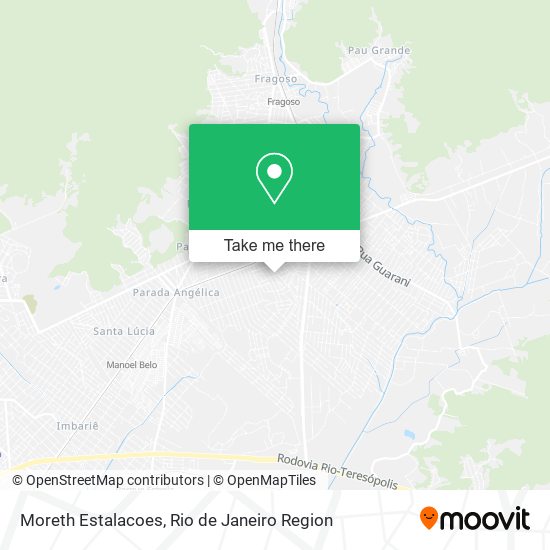 Mapa Moreth Estalacoes