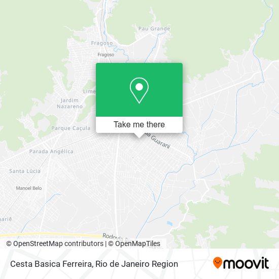 Mapa Cesta Basica Ferreira