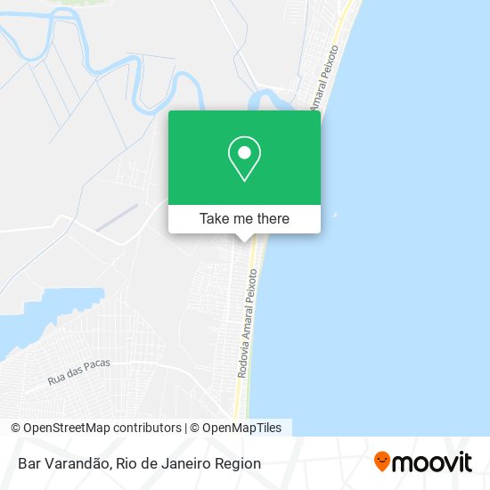 Bar Varandão map