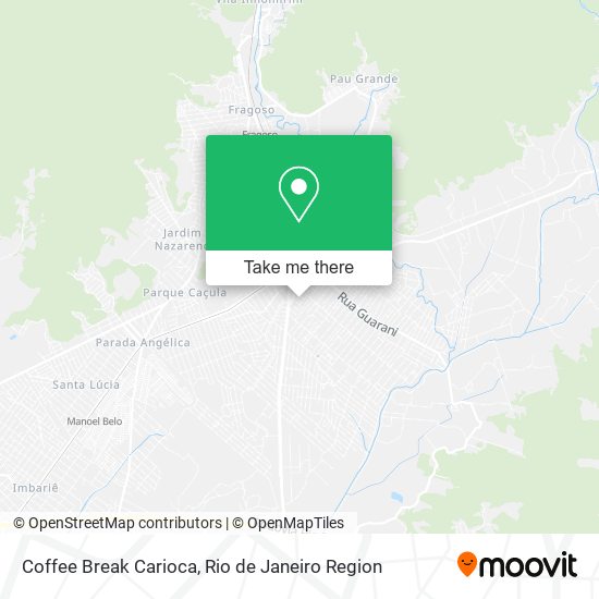 Coffee Break Carioca map