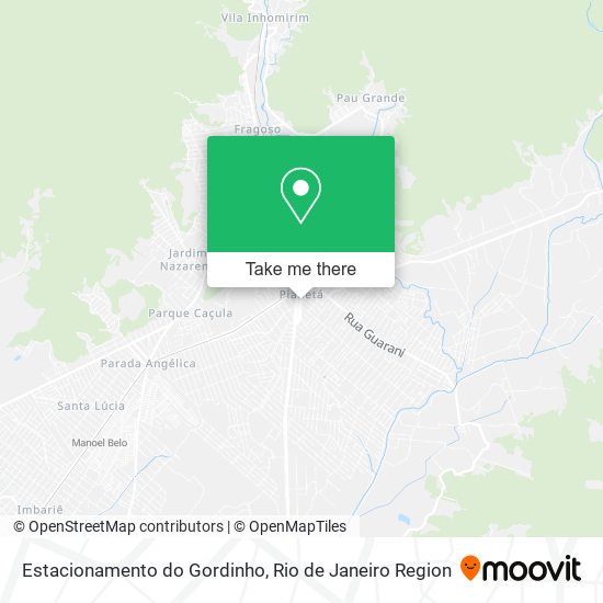 Estacionamento do Gordinho map