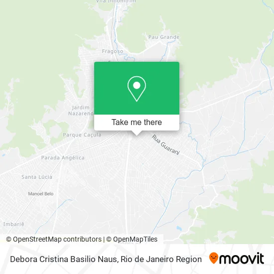 Debora Cristina Basilio Naus map