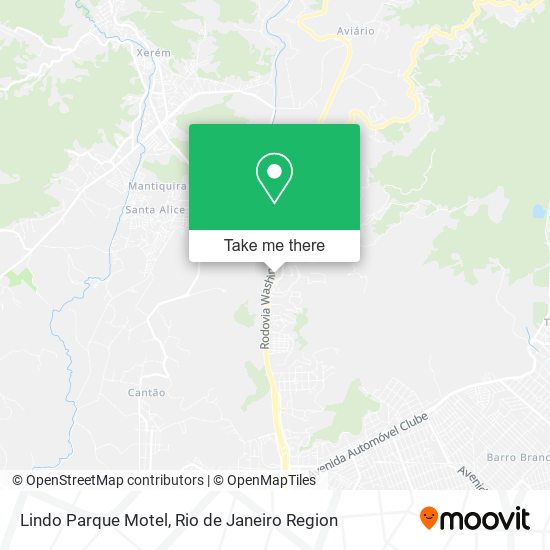 Lindo Parque Motel map