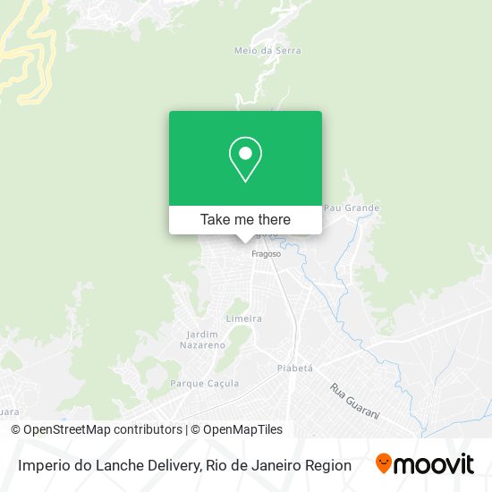 Imperio do Lanche Delivery map