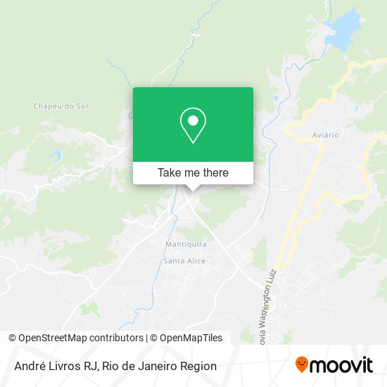 André Livros RJ map