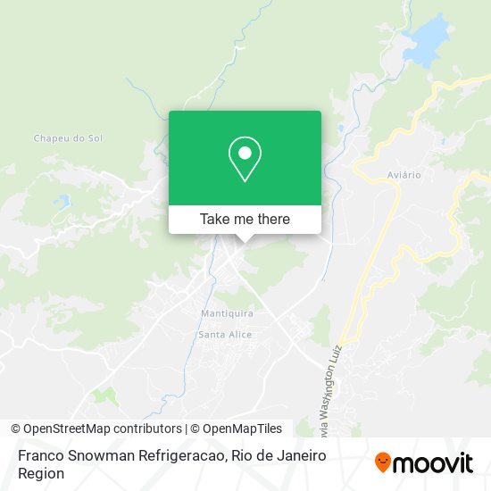 Mapa Franco Snowman Refrigeracao