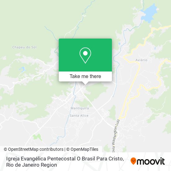 Igreja Evangélica Pentecostal O Brasil Para Cristo map