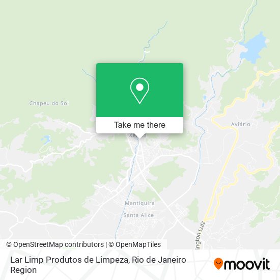 Mapa Lar Limp Produtos de Limpeza