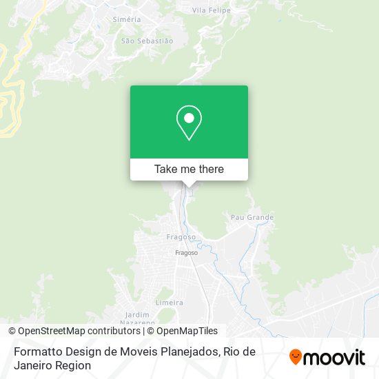 Formatto Design de Moveis Planejados map