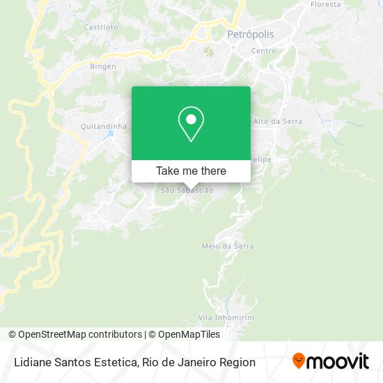 Lidiane Santos Estetica map