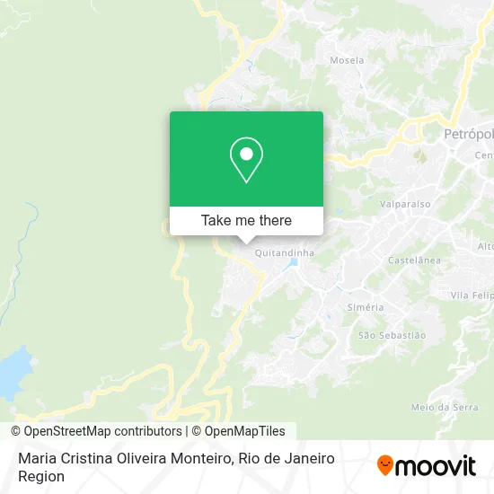 Maria Cristina Oliveira Monteiro map
