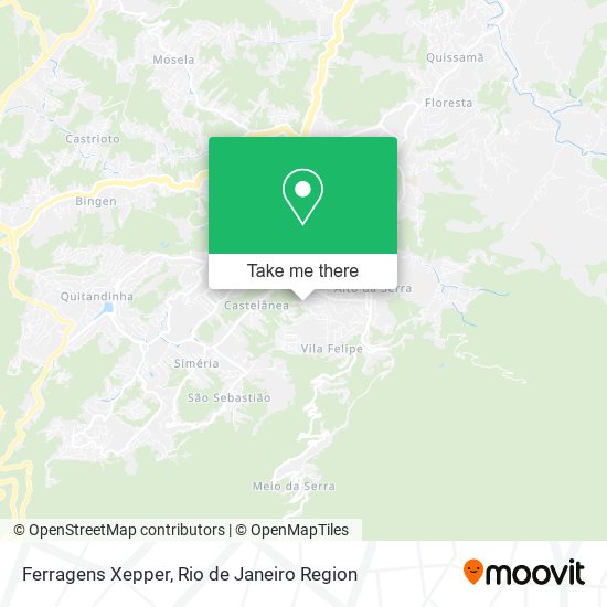 Ferragens Xepper map