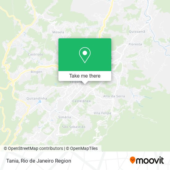 Mapa Tania