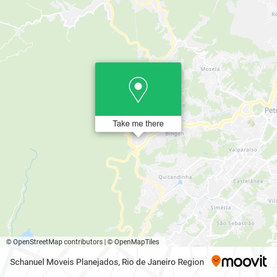 Mapa Schanuel Moveis Planejados