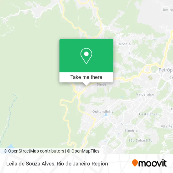 Leila de Souza Alves map