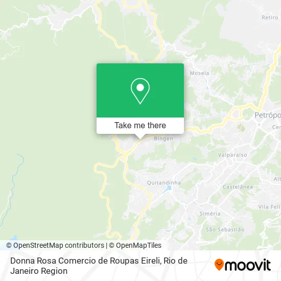 Donna Rosa Comercio de Roupas Eireli map