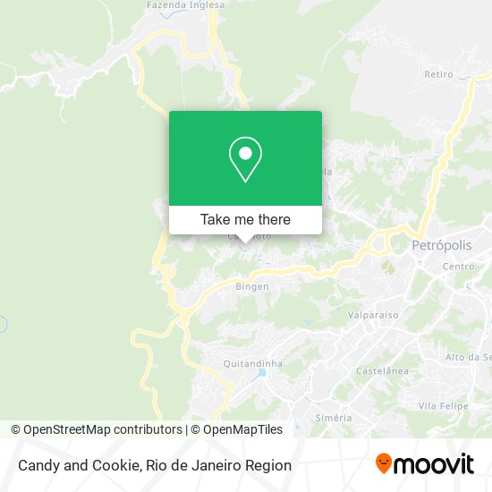 Candy and Cookie map