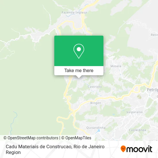 Cadu Materiais de Construcao map