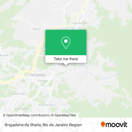 Brigaderia da Sheila map