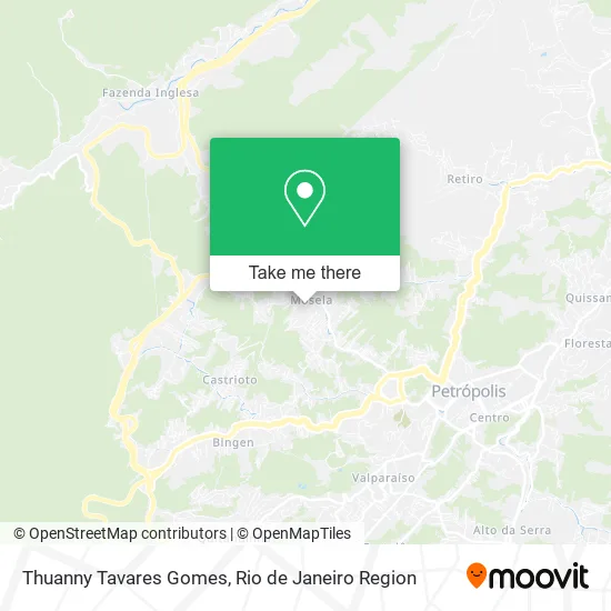 Thuanny Tavares Gomes map