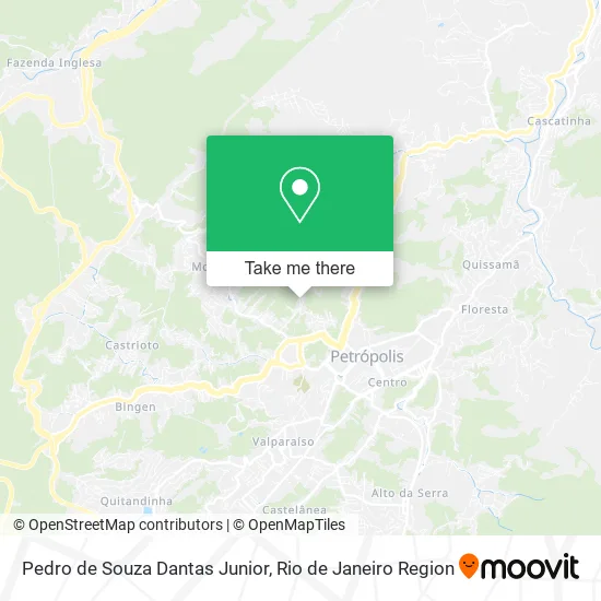 Pedro de Souza Dantas Junior map