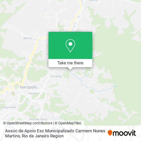 Assoc de Apoio Esc Municipalizado Carmem Nunes Martins map