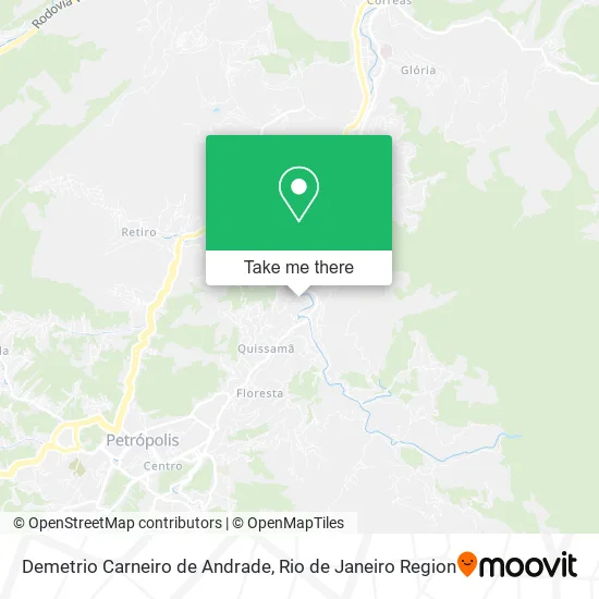 Demetrio Carneiro de Andrade map