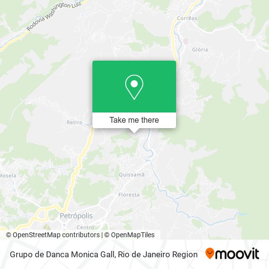 Mapa Grupo de Danca Monica Gall