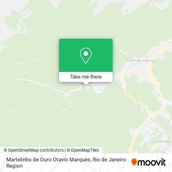 Martelinho de Ouro Otavio Marques map