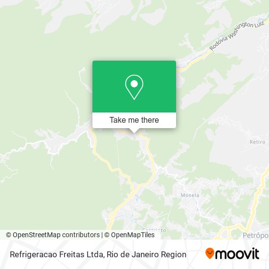 Mapa Refrigeracao Freitas Ltda