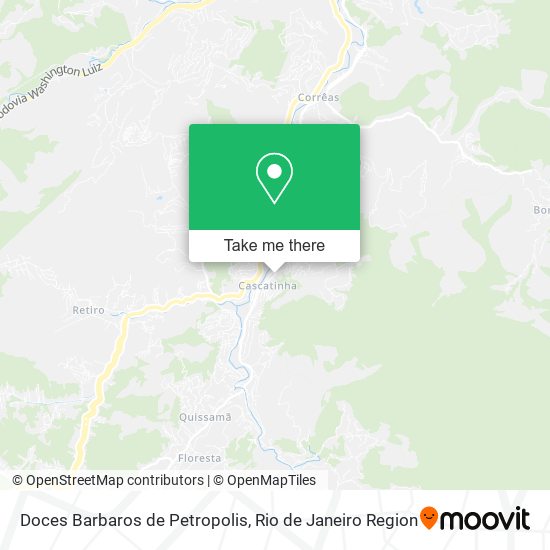 Doces Barbaros de Petropolis map