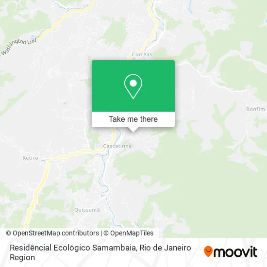 Residêncial Ecológico Samambaia map